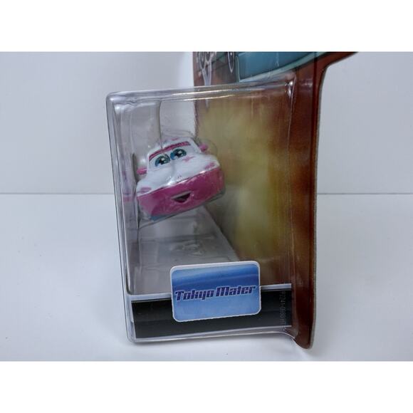 NIB Disney Pixar Cars Toon #18 Cho 1:55 Diecast Car Tokyo Mater 2009 Mattel - Picture 5 of 7